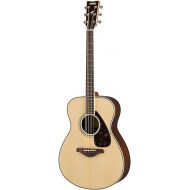 Yamaha FS830 Small Body Solid Top Acoustic Guitar, Natural