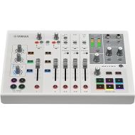 Yamaha AG08 White 8-Channel Live Streaming Loopback Mixer/USB Interface with Steinberg Software Suite