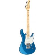 Yamaha Pacifica Standard Plus Electric Guitar Maple Fingerboard With Gig Bag, Sparkle Blue