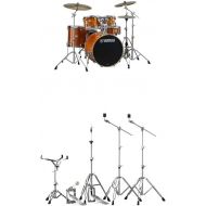Yamaha Stage Custom Birch Fusion Drum Kit with Hardware, Honey Amber