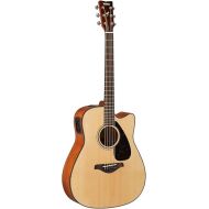 Yamaha FGX800C Solid Top Cutaway Acoustic-Electric Guitar, Dreadnought