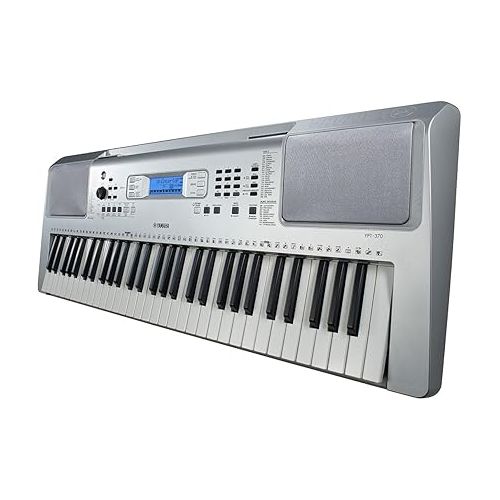 야마하 Yamaha 61-Key Touch Sensitive Portable Keyboard With PA130 Power Adapter, YPT370