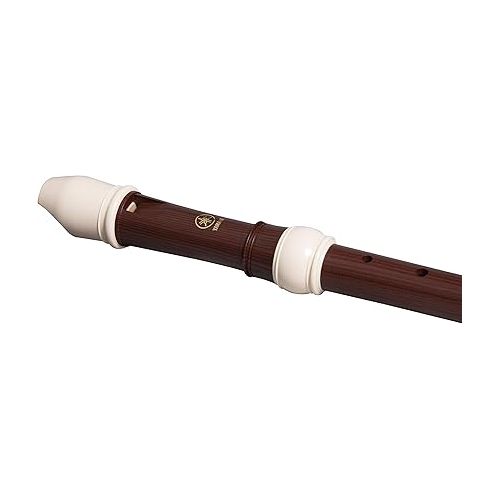 야마하 Yamaha YRA-312B Alto Recorder, simulated Rosewood finish, Key of F