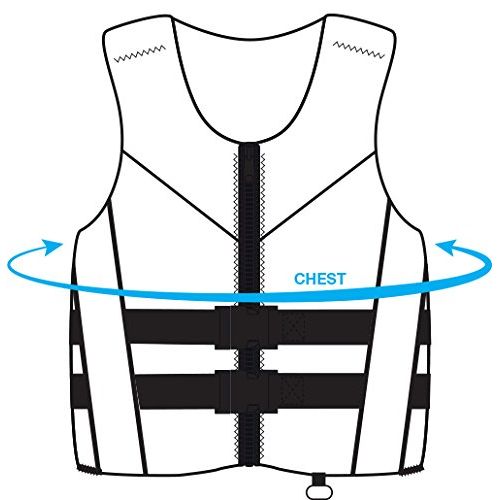 야마하 Yamaha Waverunner Life Jacket Neoprene Adult Premium Black Vest PFD