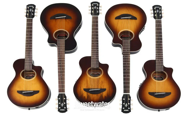 야마하 Yamaha APXT2EW 3/4-size Thin-line Cutaway - Tobacco Brown Sunburst