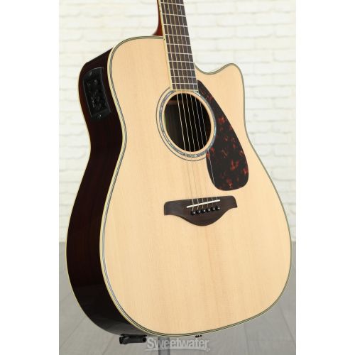 야마하 Yamaha FGX830C Dreadnought Cutaway - Natural