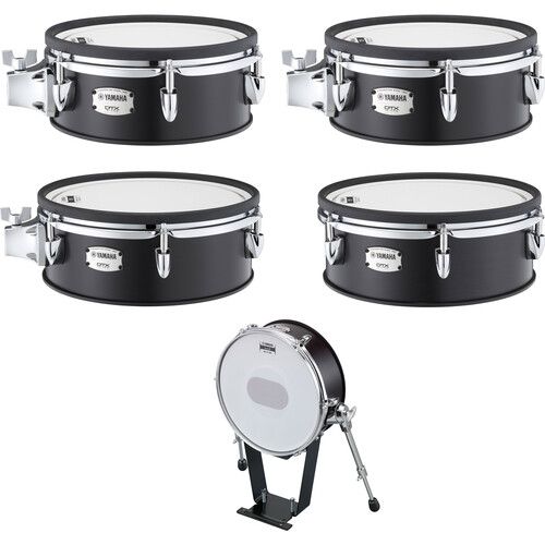 야마하 Yamaha DTX10K-X Electronic Drum Kit with Wood-Shell TCS Pads and DTX-PROX Drum Module (Black Forest)