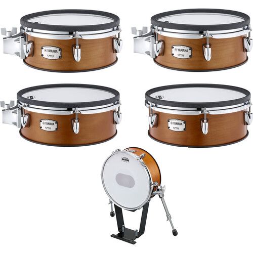 야마하 Yamaha DTX10K-M Electronic Drum Kit with Wood-Shell Mesh Pads and DTX-PROX Drum Module (Real Wood)