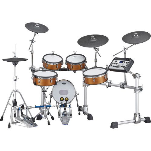 야마하 Yamaha DTX10K-M Electronic Drum Kit with Wood-Shell Mesh Pads and DTX-PROX Drum Module (Real Wood)