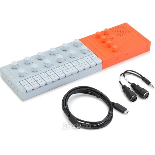 야마하 Yamaha Seqtrak Mobile Music Ideastation with Power Bank - Orange & Grey
