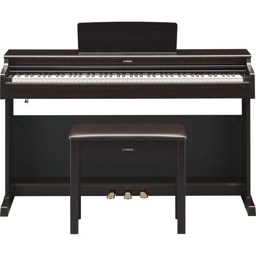 야마하 Yamaha ARIUS YDP-165 88-Key Console Digital Piano with Bench (Dark Rosewood)