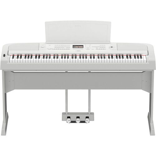 야마하 Yamaha DGX-670 88-Key Portable Digital Grand Piano with Speakers (White)