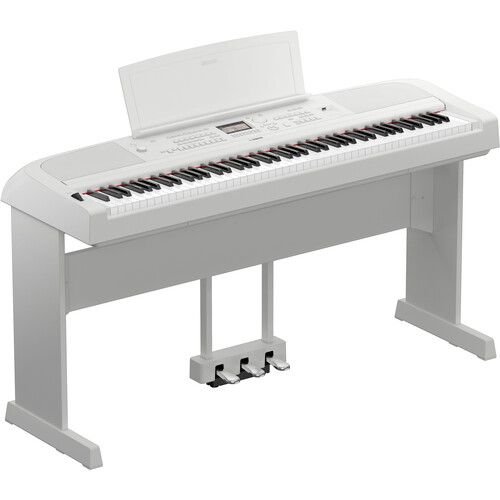 야마하 Yamaha DGX-670 88-Key Portable Digital Grand Piano with Speakers (White)