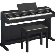 Yamaha ARIUS YDP-165 88-Key Console Digital Piano with Bench (Black Walnut)