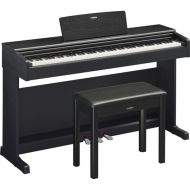 Yamaha ARIUS YDP-145 88-Key Console Digital Piano with Bench (Black Walnut)