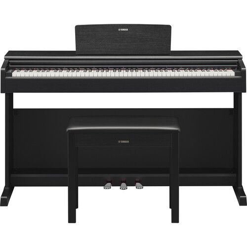 야마하 Yamaha ARIUS YDP-145 88-Key Console Digital Piano with Bench (Black Walnut)