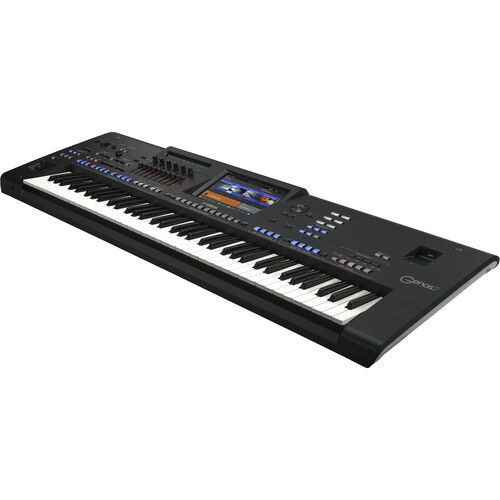 야마하 Yamaha Genos2 76-Key Workstation Keyboard Kit with Stand, Pedals, and Speaker System