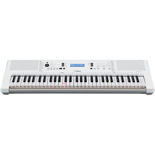 야마하 Yamaha EZ-300 61-Key Touch-Sensitive Portable Keyboard with AC Adapter (White)