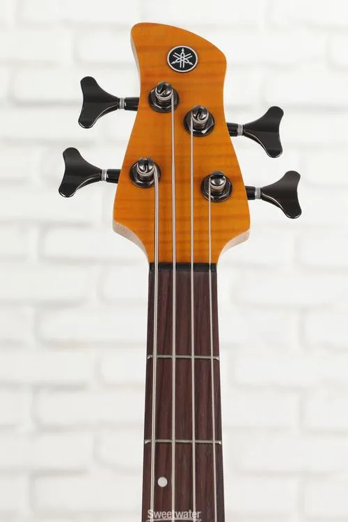 야마하 Yamaha TRBX604FM Bass Guitar - Matte Amber