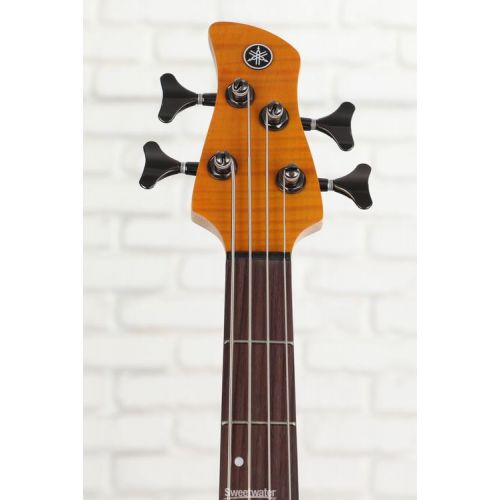 야마하 Yamaha TRBX604FM Bass Guitar - Matte Amber