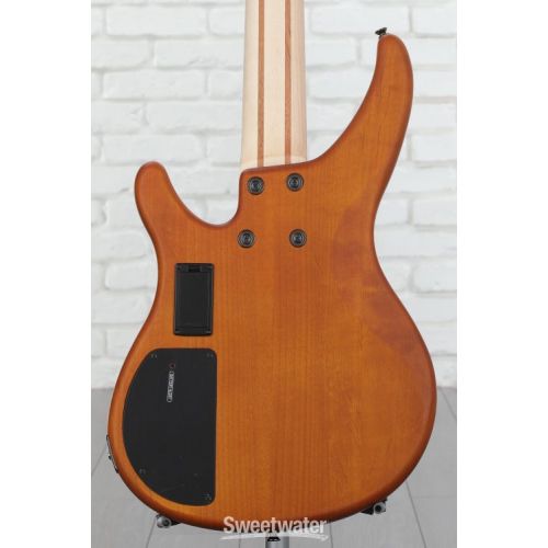 야마하 Yamaha TRBX605FM Bass Guitar - Matte Amber