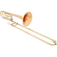 Yamaha YSL-446G Intermediate F-attachment Trombone - Clear Lacquer with Gold Brass Bell