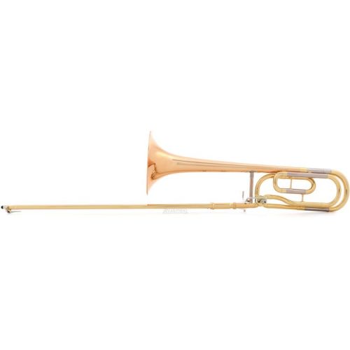 야마하 Yamaha YSL-448G Intermediate Trombone - F-Attachment - Clear Lacquer - Gold Brass Bell