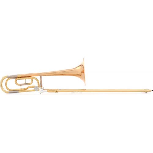 야마하 Yamaha YSL-448G Intermediate Trombone - F-Attachment - Clear Lacquer - Gold Brass Bell