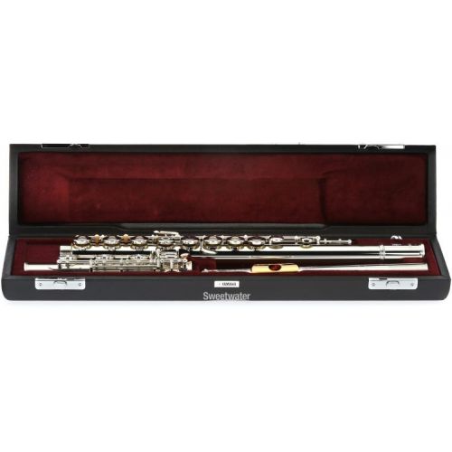 야마하 Yamaha YFL-382H Intermediate Flute with Inline G and Gold-plated Lip Plate