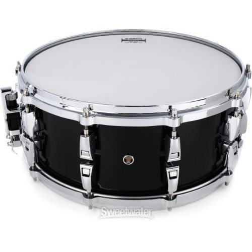 야마하 Yamaha AMS-1460 Absolute Hybrid Maple 6 x 14-inch Snare Drum - Solid Black