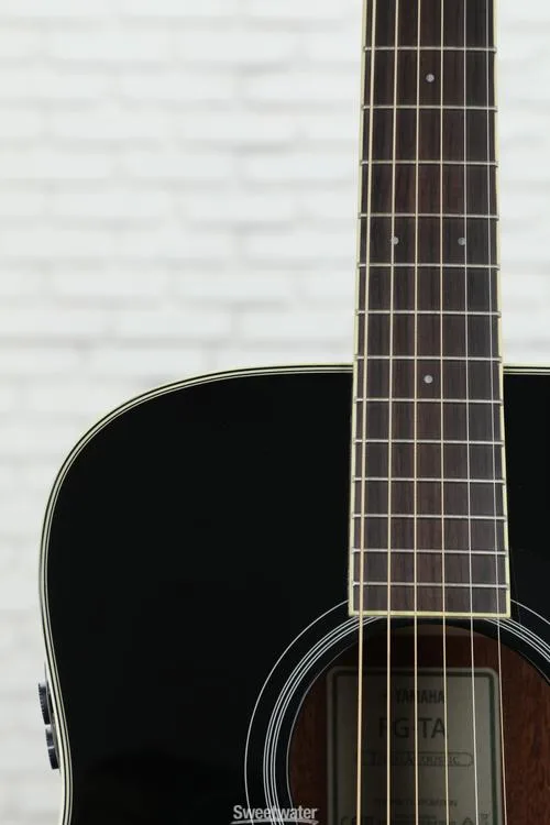 야마하 Yamaha FG-TA TransAcoustic Dreadnought Acoustic-electric Guitar - Black