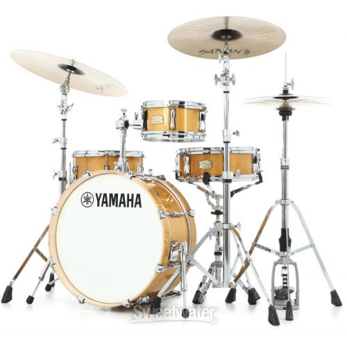 야마하 Yamaha SBP0F4H Stage Custom Hip 4-piece Shell Pack - Natural Wood