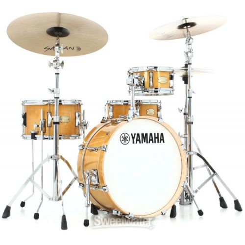 야마하 Yamaha SBP0F4H Stage Custom Hip 4-piece Shell Pack - Natural Wood