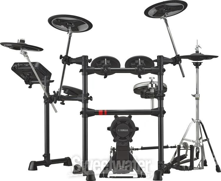 야마하 Yamaha DTX6K2-X Electronic Drum Set Double Bass Essentials & Headphones Bundle