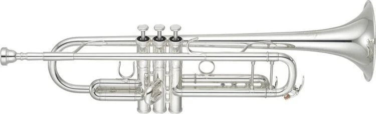 야마하 Yamaha YTR-8445 II Xeno Professional C Trumpet - Silver-plated with Yellow Brass Bell