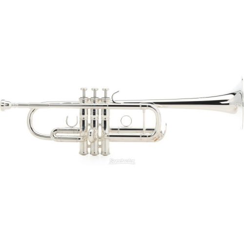 야마하 Yamaha YTR-8445 II Xeno Professional C Trumpet - Silver-plated with Yellow Brass Bell