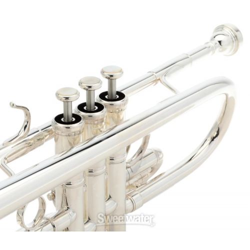 야마하 Yamaha YTR-8445 II Xeno Professional C Trumpet - Silver-plated with Yellow Brass Bell