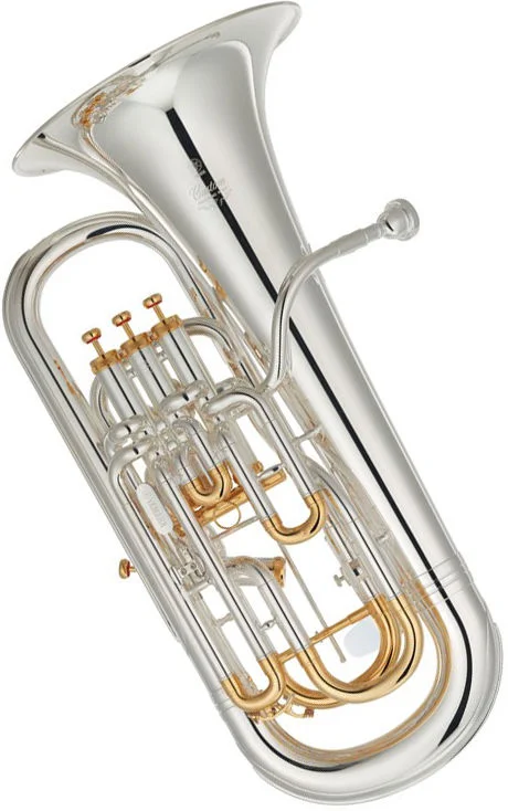 야마하 Yamaha YEP-842T II Custom Professional Compensating Euphonium - Silver-plated