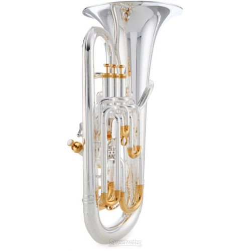 야마하 Yamaha YEP-842T II Custom Professional Compensating Euphonium - Silver-plated