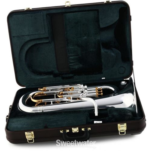 야마하 Yamaha YEP-842T II Custom Professional Compensating Euphonium - Silver-plated