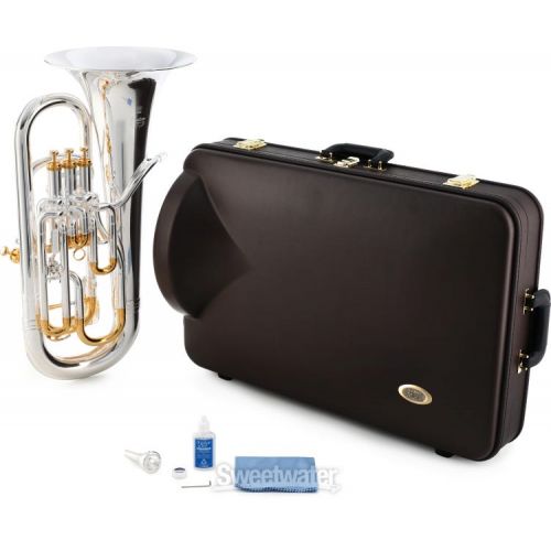 야마하 Yamaha YEP-842T II Custom Professional Compensating Euphonium - Silver-plated