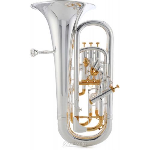 야마하 Yamaha YEP-842T II Custom Professional Compensating Euphonium - Silver-plated