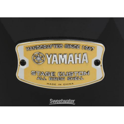 야마하 Yamaha SBT-0807 Stage Custom Birch 8 x 7 inch Mounted Tom - Raven Black