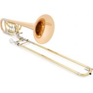 Yamaha YBL-822G Xeno Professional Bass Trombone - Clear Lacquer with Gold Brass Bell