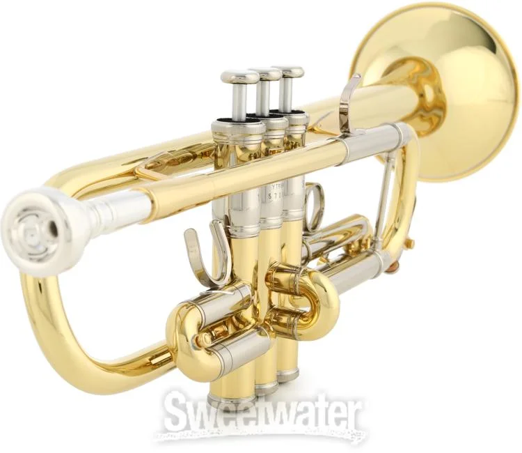 야마하 Yamaha YTR-8445 II Xeno Professional C Trumpet - Clear Lacquer with Yellow Brass Bell