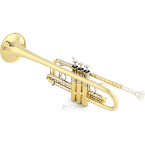 야마하 Yamaha YTR-8445 II Xeno Professional C Trumpet - Clear Lacquer with Yellow Brass Bell