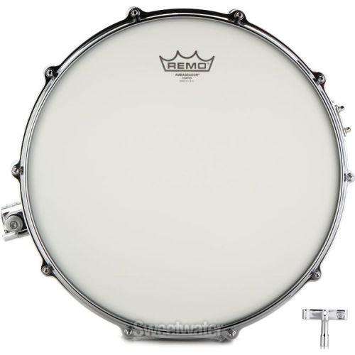 야마하 Yamaha Recording Custom Aluminum Snare Drum - 6.5 x 14-inch - Brushed