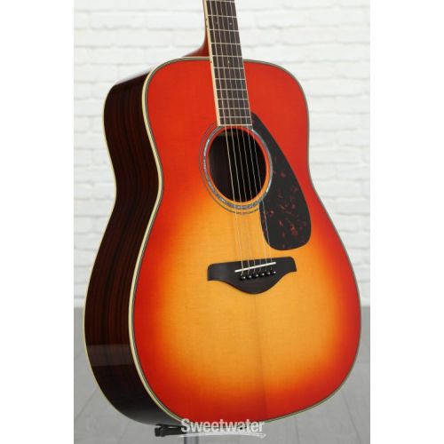 야마하 Yamaha FG830 Dreadnought Acoustic Guitar - Autumn Burst