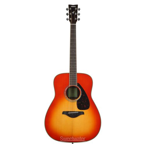 야마하 Yamaha FG830 Dreadnought Acoustic Guitar - Autumn Burst