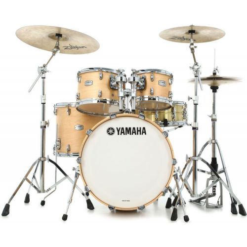 야마하 Yamaha TMP0F56BTS Tour Custom 5-piece Shell Pack (Matching Snare) - Butterscotch Satin